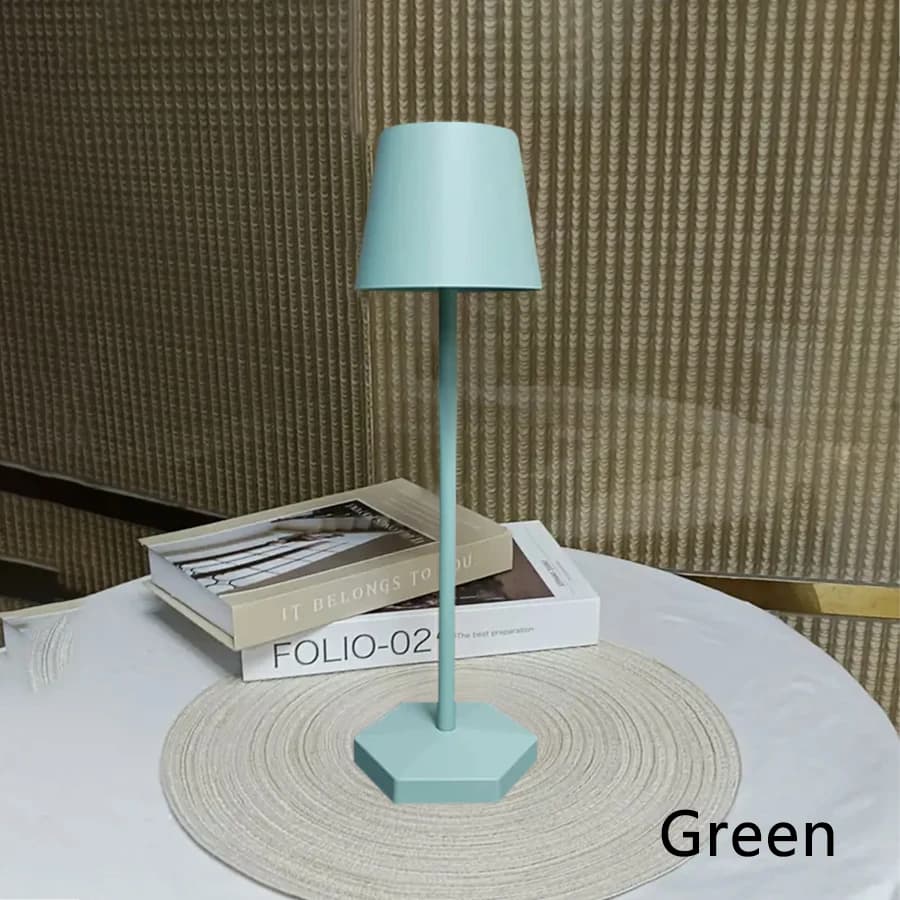 lampe de chevet verte