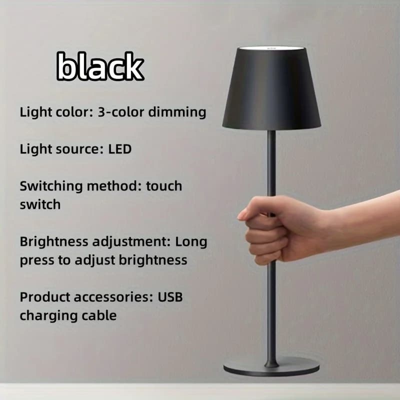 lampe de table rechargeable sans fil
