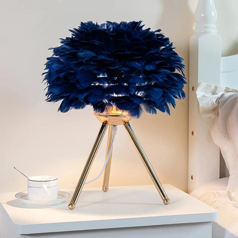 lampe de chevet en rotin